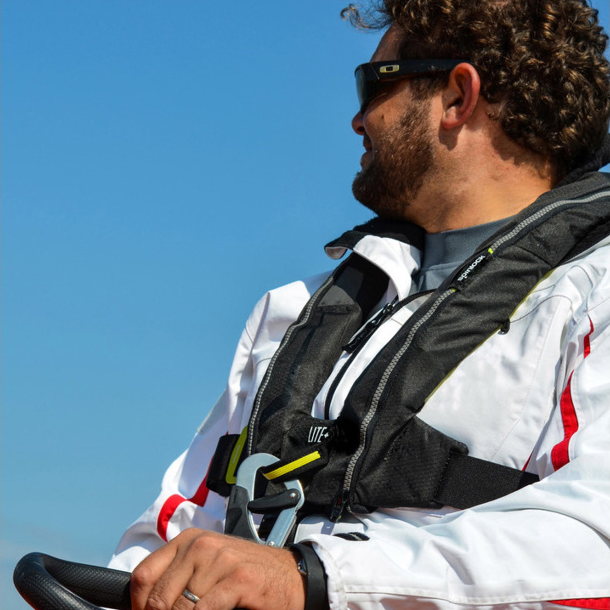 2026 Spinlock Deckvest LITE+ Lifejacket Harness DWLTHA - Black